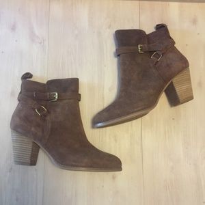 Ralph Lauren Macie Suede Ankle Booties